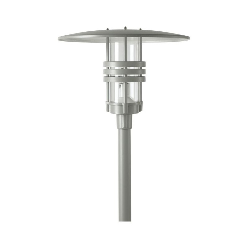 Tête de Lampadaire exterieur Gris aluminium VISBY 70W Max NORLYS 561AL