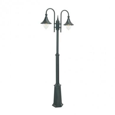 Lampadaire exterieur Noir FIRENZE 2x57W Max NORLYS 820SV