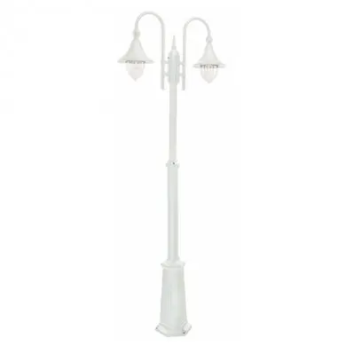 Lampadaire exterieur Blanc FIRENZE 2x57W Max NOR_820VI 820VI Lampadaire exterieur Blanc FIRENZE 2x57W Max NORLYS 820VI