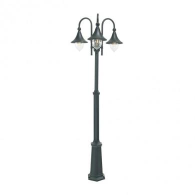 Lampadaire Candelabre Noir FIRENZE 3x57W Max NORLYS 830SV