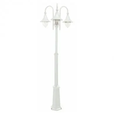 Lampadaire exterieur Blanc FIRENZE 3x57W Max NORLYS 830VI