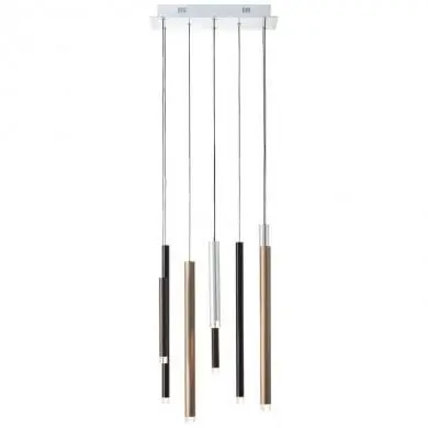 Suspension CEMBALO 8x4W Led Marron BRILLIANT G93763/20