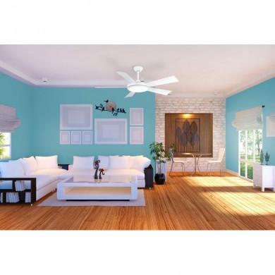 Ventilateur Plafond Blanc BERNAT 132cm BOUTICA DESIGN 72050