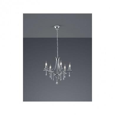 Lustre Lucerna Chromé 5x40W E14 TRIO LIGHTING 101600506