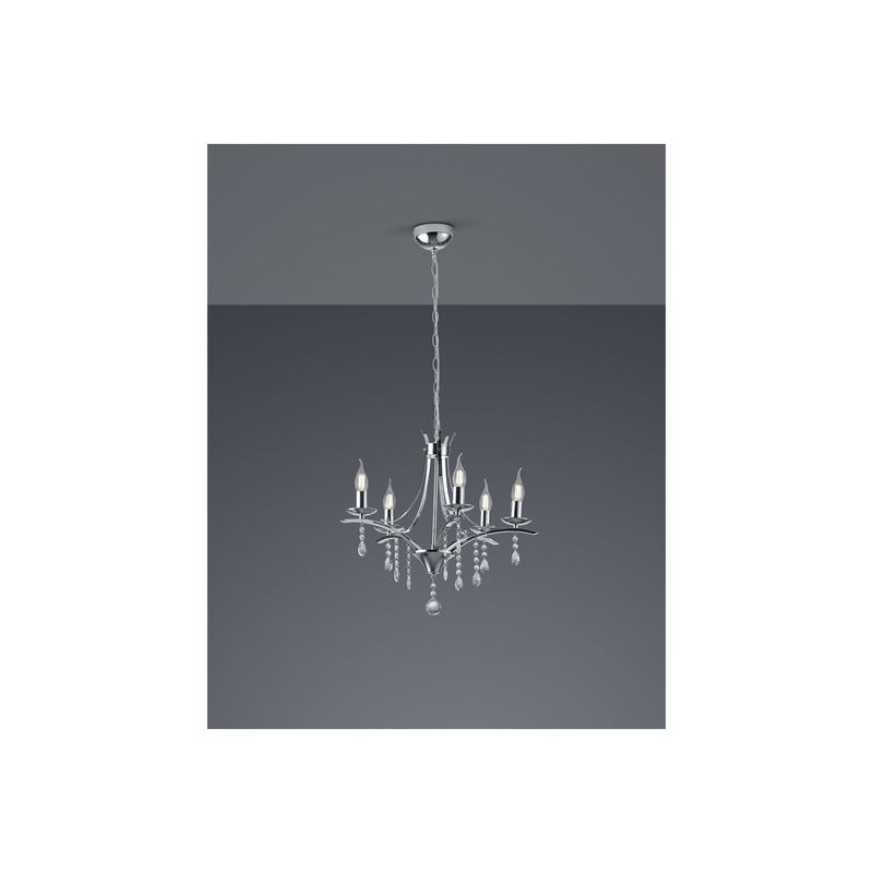 Lustre Lucerna Chromé 5x40W E14 TRIO LIGHTING 101600506