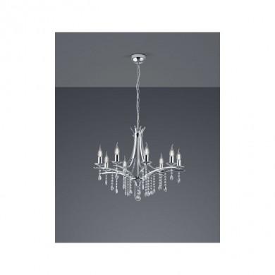 Lustre Lucerna Chromé 8x40W E14 TRIO LIGHTING 101600806