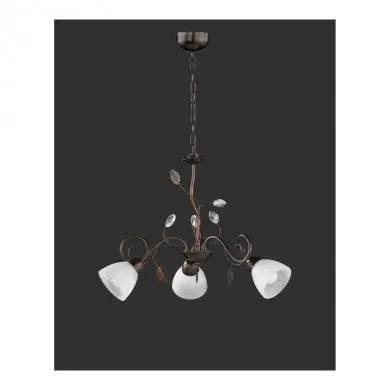 Lustre Traditio Rouille Antique 3x40W E14 TRIO LIGHTING 110700328