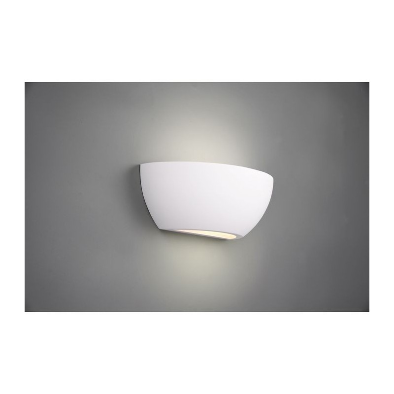 Applique Plâtre Roma Blanc 1x28W E14 TRIO LIGHTING 201000101