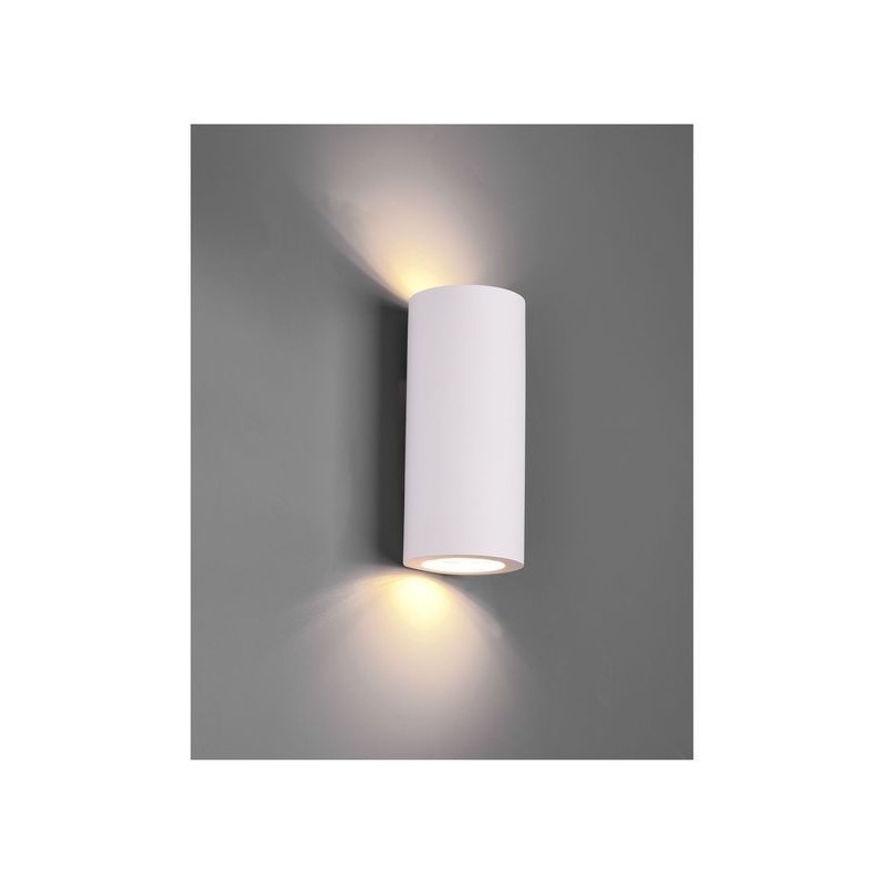 Applique en Plâtre Zazou Blanc 2x10W GU10 TRIO LIGHTING 201100201