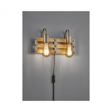 Applique  murale Khan Nickel Antique 2x28W E27 TRIO LIGHTING 205570267