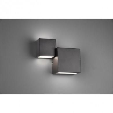 Applique Miguel Noir Mat 2x6W SMD LED TRI_224910232 224910232 Applique Miguel Noir Mat 2x6W SMD LED TRIO LIGHTING 224910232
