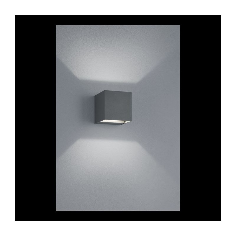 Applique Adaja Anthracite 2x3W SMD LED TRIO LIGHTING 226860242