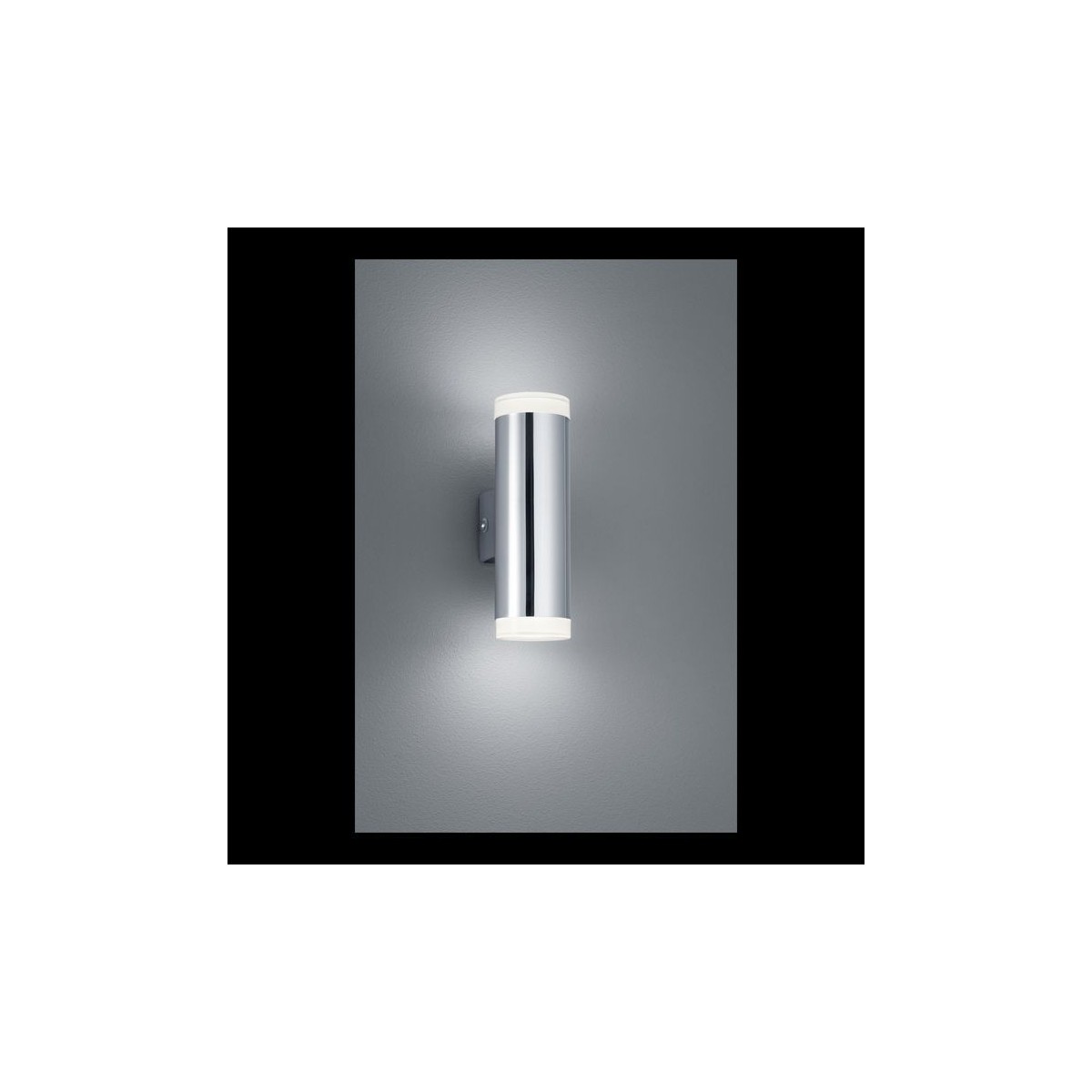 Applique lino noir mat 1x11 5w smd led trio 284116032