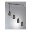 Suspension Onyx Anthracite 4x42W E27 TRIO LIGHTING 301300442