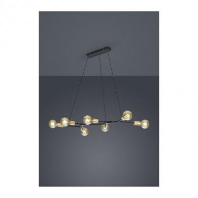 Suspension Cross Noir Mat 7x28W E27 TRIO LIGHTING 306700732