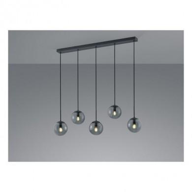 Suspension Balini Anthracite 5x28W E14 TRIO LIGHTING 308500542