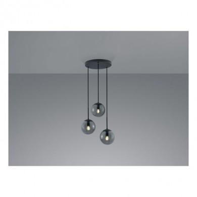 Suspension Balini Anthracite 3x28W E14 TRIO LIGHTING 308590342