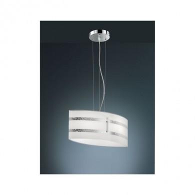 Suspension Nikosia Chromé Argent 2x40W E27 TRI_308700289 308700289 Suspension Nikosia Chromé Argent 2x40W E27 TRIO LIGHTING 308700289