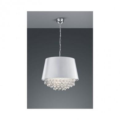 Suspension Loreley Chromé Transparent Claire 3x40W E14 TRI_309300301 309300301 Suspension Loreley Chromé Transparent Claire 3x40W E14 TRIO LIGHTING 309300301