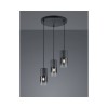 Suspension Robin Noir Mat 3x28W E27 TRIO LIGHTING 310630332