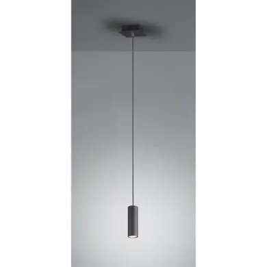 Suspension Marley Noir Mat 1x35W GU10 TRIO LIGHTING 312400132