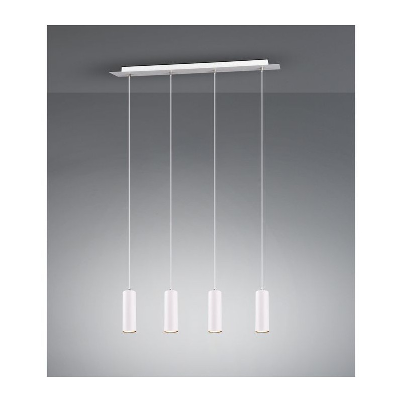 Suspension Marley Blanc 4x35W GU10 TRIO LIGHTING 312400401