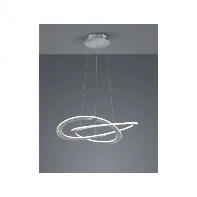 Suspension Oakland Nickel Mat 1x52W SMD LED TRIO LIGHTING 321710107