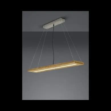 Suspension Brad Bois 1x27W SMD LED TRI_323710130 323710130 Suspension Brad Bois 1x27W SMD LED TRIO LIGHTING 323710130