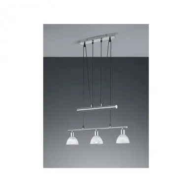 Suspension Billard Levisto Nickel Mat 3x40W E14 TRIO LIGHTING 371010307