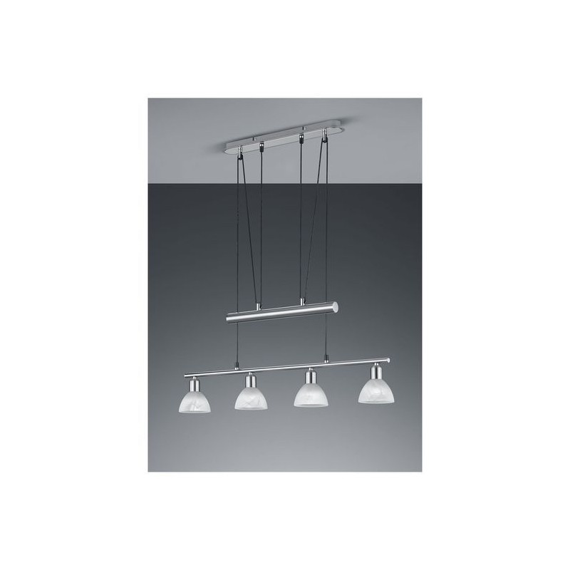 Suspension Levisto Nickel Mat 4x40W E14 TRIO LIGHTING 371010407