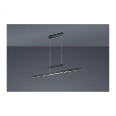 Suspension Trajan Noir Mat 1x42W SMD LED TRIO LIGHTING 375310532