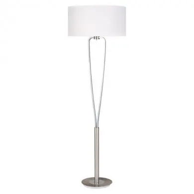 Lampadaire Paris II Nickel Mat 1x60W E27 TRIO LIGHTING 400200107
