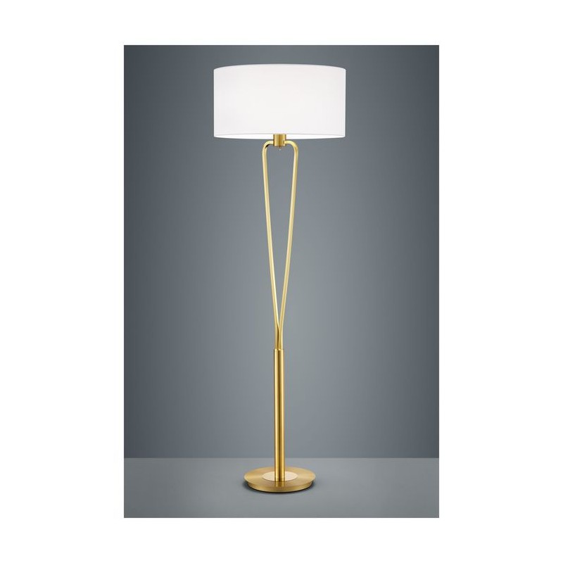 Lampadaire Paris II Laiton Mat 1x60W E27 TRIO LIGHTING 400200108