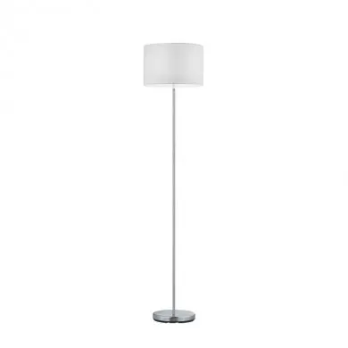 Lampadaire Hotel Nickel Mat Blanc 1x60W E27 H160 TRIO LIGHTING 401100101