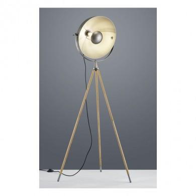 Lampadaire Cinéma Trepied Delhi Nickel 1x60W E27 D66 TRI_403400167 403400167 Lampadaire Cinéma Trepied Delhi Nickel 1x60W E27 D66 TRIO LIGHTING 403400167