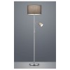 Lampadaire Hotel Nickel Gris avec Liseuse TRIO LIGHTING 403900211