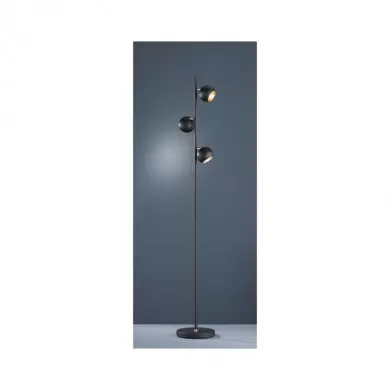 Lampadaire Boule Dakota Noir Mat 3x28W G9 TRI_404600332 404600332 Lampadaire Boule Dakota Noir Mat 3x28W G9 TRIO LIGHTING 404600332