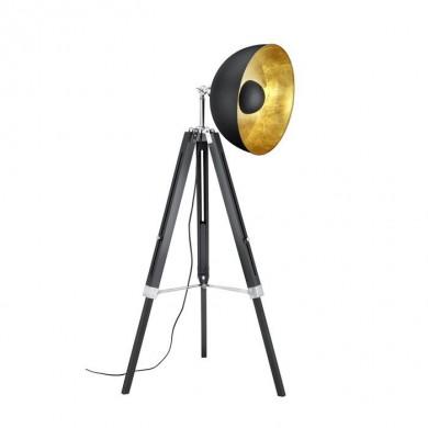 Lampadaire Trepied Liège Noir Mat 1x60W E27 TRI_407800132 407800132 Lampadaire Trepied Liège Noir Mat 1x60W E27 TRIO LIGHTING 407800132