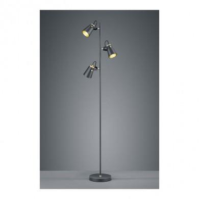 Lampadaire Edward Noir Mat 3x40W E14 TRIO LIGHTING 408800332