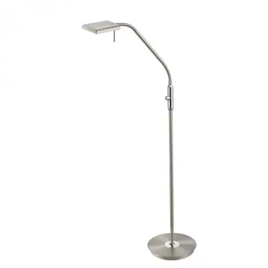 Lampadaire Articulé Bergamo Nickel Mat 1x12W SMD LED TRI_420910107 420910107 Lampadaire Articulé Bergamo Nickel Mat 1x12W SMD LED TRIO LIGHTING 420910107