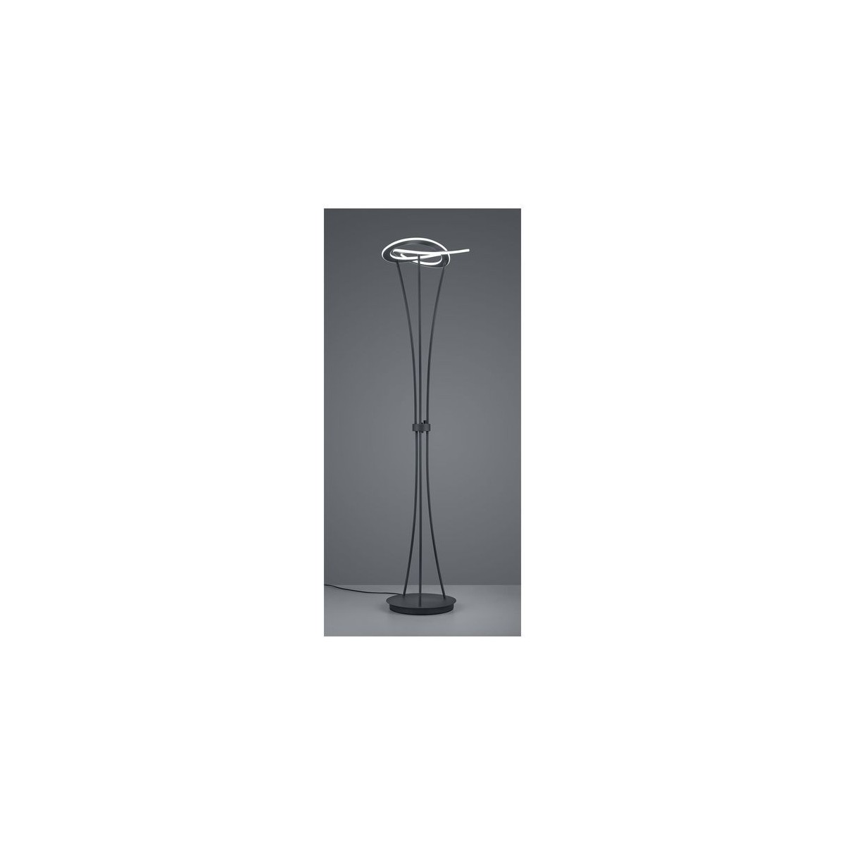 Lampadaire Industriel Intelligent Trépied Noir Avec Wifi A60 - Magna 50 Eglip - Lampadaire