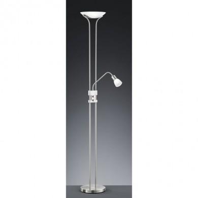 Lampadaire Santo II Nickel Mat LED Liseuse TRIO LIGHTING 421910207