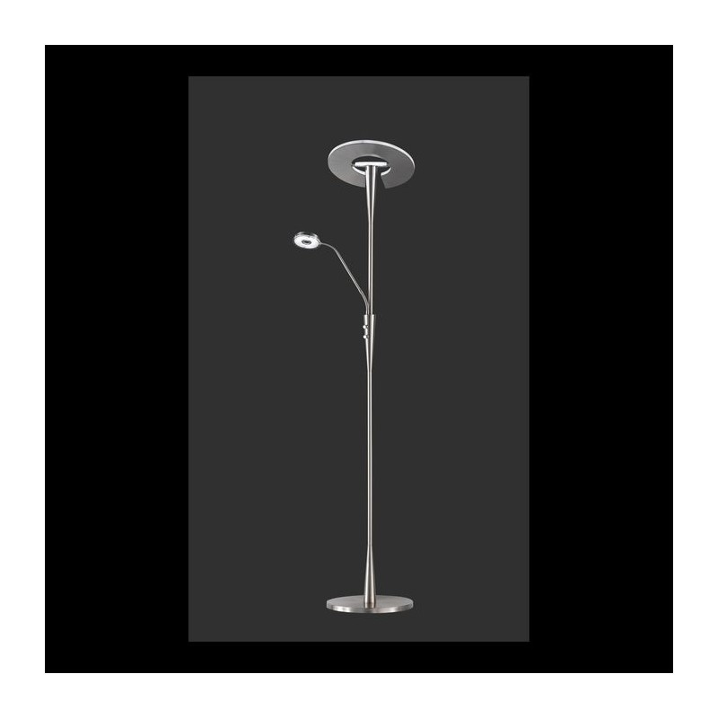 Lampadaire Quebec Nickel Mat Liseuse TRIO LIGHTING 422710307