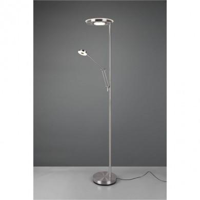 Lampadaire Barrie Nickel Mat LED avec Liseuse TRIO LIGHTING 424210307