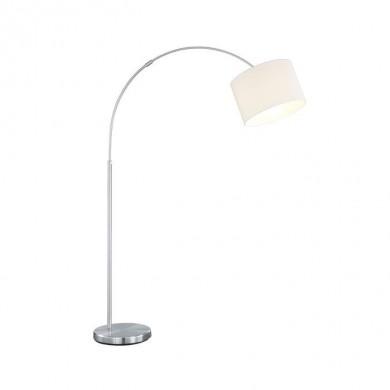 Lampadaire Arc Hotel Nickel Blanc 1x60W E27 H215 TRIO LIGHTING 461100101