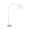 Lampadaire Arc Hotel Nickel Blanc 1x60W E27 H215 TRIO LIGHTING 461100101