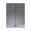 Lampadaire Narcos Noir Mat 3x4W SMD LED TRIO LIGHTING 473190332