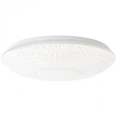 Applique Plafonnier NUNYA 1x60W Led Blanc-chrome BRILLIANT G97012/75