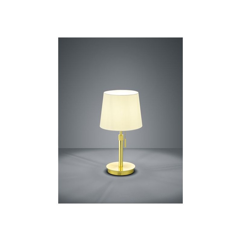 Lampe de table Lyon Laiton Mat 1x60W E27 TRIO LIGHTING 509100108