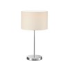 Lampe de table Hotel Nickel Mat Blanc 1x60W E27 TRIO LIGHTING 511100101